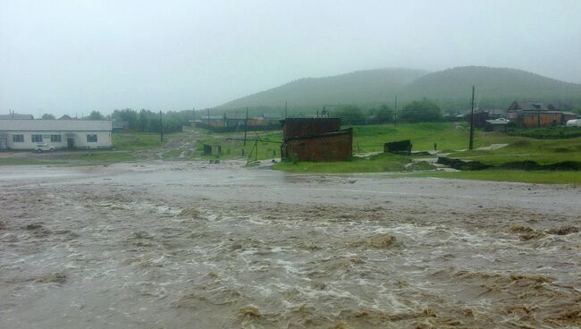 Последствия паводка в Забайкалье