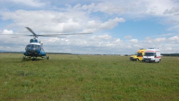 Трех беременных женщин эвакуировали вертолетом из зоны паводка в Забайкалье