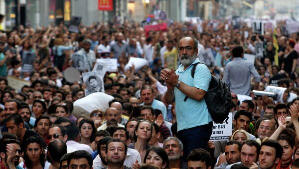 Протест на площади Таксим. Архивное фото.