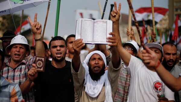 Акция в поддержку Мурси в Каире
