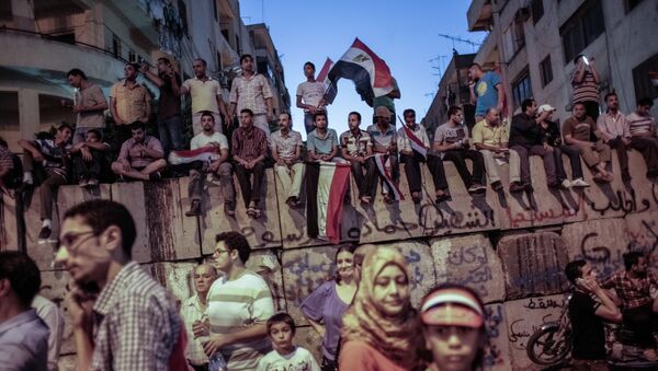 Митингующие на площади Тахрир в Каире