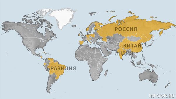 Список стран, где попросил политубежище Эдвард Сноуден