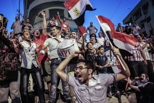 Массовые акции протеста в Каире