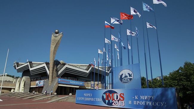 Перед открытием Международного военно-морского салона в Петербурге. Архивное фото