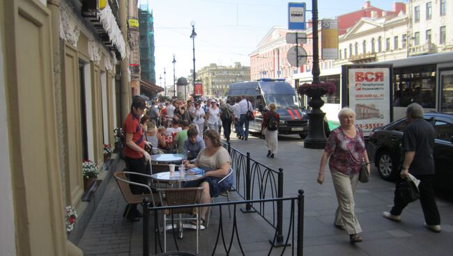 На месте взрыва в Санкт-Петербурге