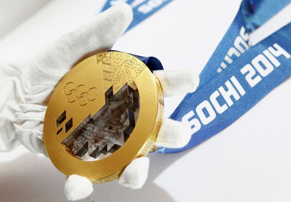 Медаль для сочинских XXII Олимпийских зимних игр 2014 года