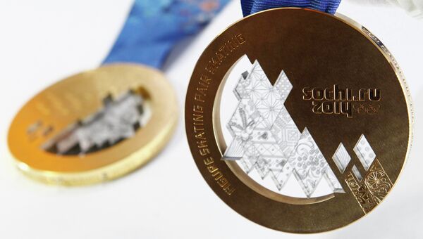 Медали для сочинских XXII Олимпийских зимних игр 2014 года
