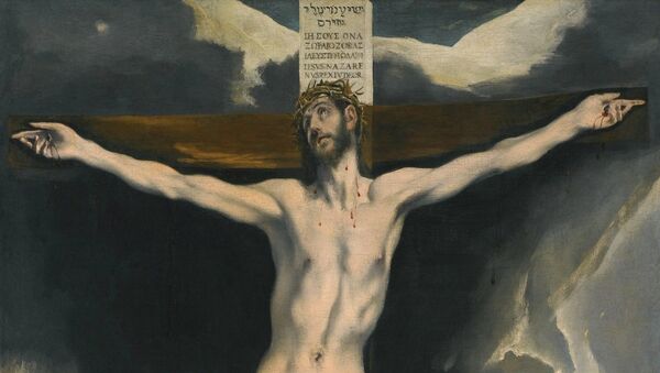Эль Греко Христос на кресте. 1587