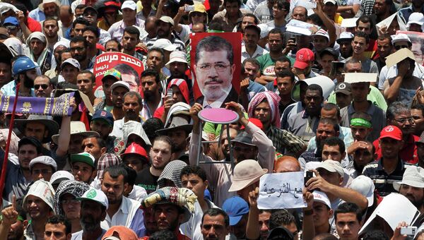 Митинг сторонников Мурси в Каире