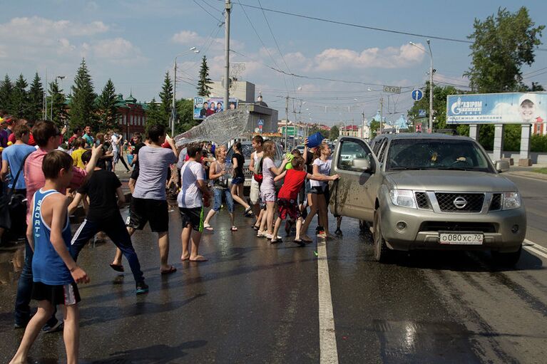 Празднование дня Ивана Купалы в Томске