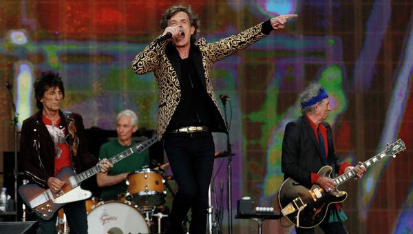 Британская рок-группа The Rolling Stones выступила в лондонском Гайд-Парке