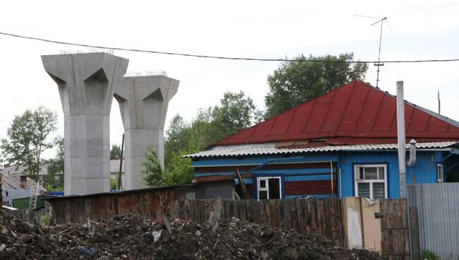 Строительство третьего моста в Новосибирске