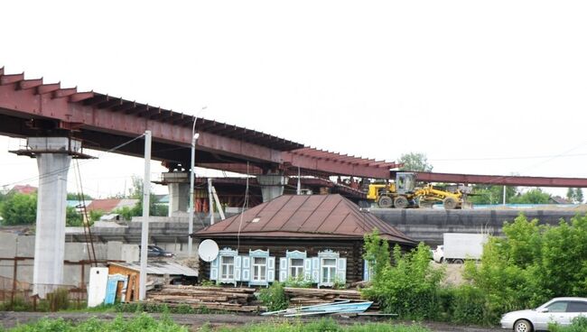 Строительство третьего моста в Новосибирске