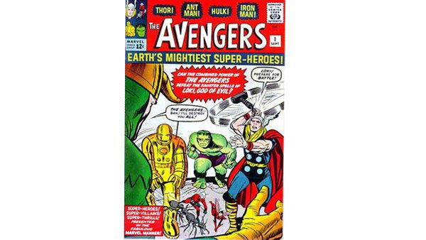 Обложка первого выпуска комикса The Avengers