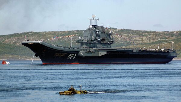 Авианесущий крейсер Адмирал флота Советского Союза Кузнецов. Архивное фото
