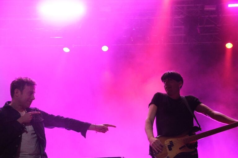 Группа Blur, фестиваль Primavera Sound в Барселоне Группа Blur, фестиваль Primavera Sound в Барселоне