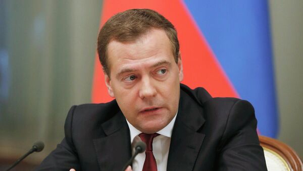 Премьер-министр РФ Д.Медведев. Архив