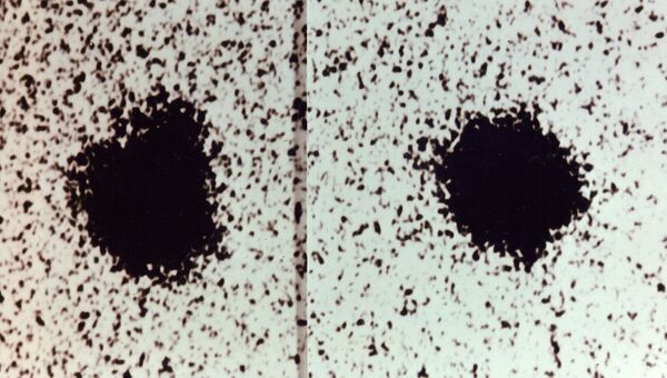 Снимок Харона и Плутона, полученный камерой межпланетного зонда НАСА New Horizons