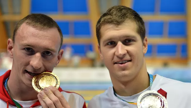 Россияне Данила Изотов и Никита Лобинцев (слева направо)