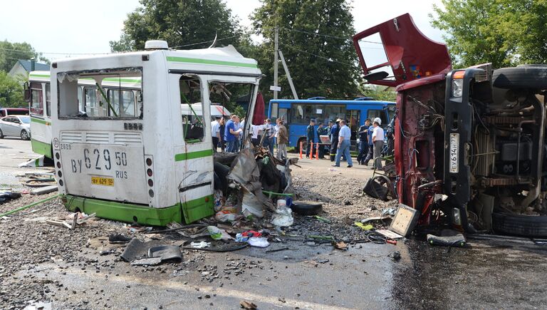 Крупное ДТП на территории Новой Москвы