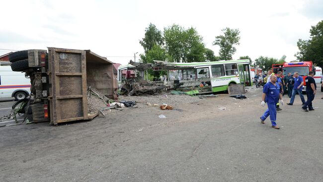 Крупное ДТП на территории Новой Москвы, архивное фото