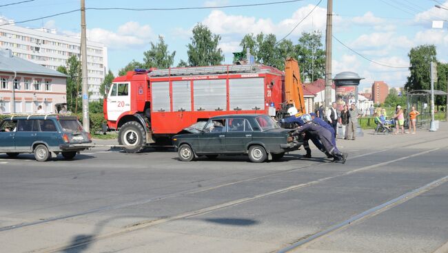 ДТП с участием маршрутки в Петербурге