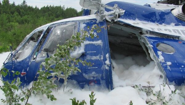 Авария вертолета МИ-8 в Томской области