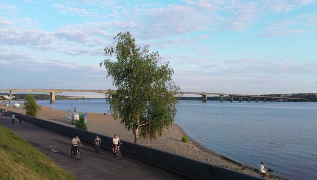 Городской пляж Костромы