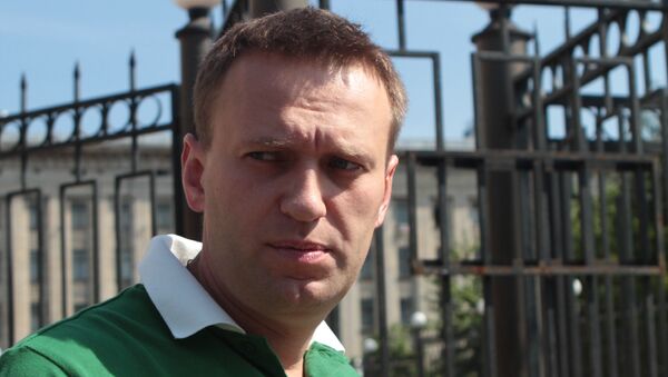 Оппозиционер и блогер Алексей Навальный
