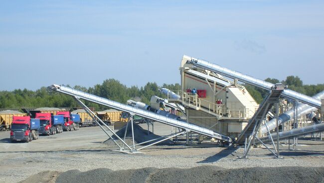 Открытие щебеночного завода в Новосибирске Открытие щебеночного завода в Новосибирске
