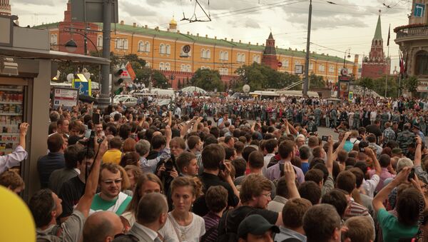 По России прошли несанкционированные митинги в поддержку Навального. Архивное фото