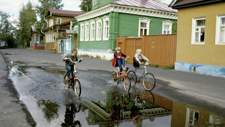 На одной из улиц Городца