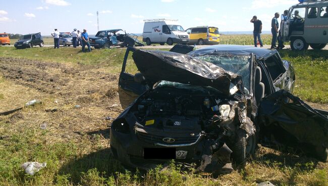 Один человек погиб и семеро пострадали в ДТП на Ставрополье