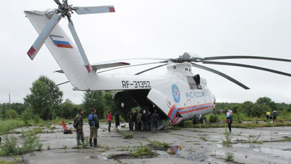 Эвакуация жителей из зоны подтопления в Амурской области