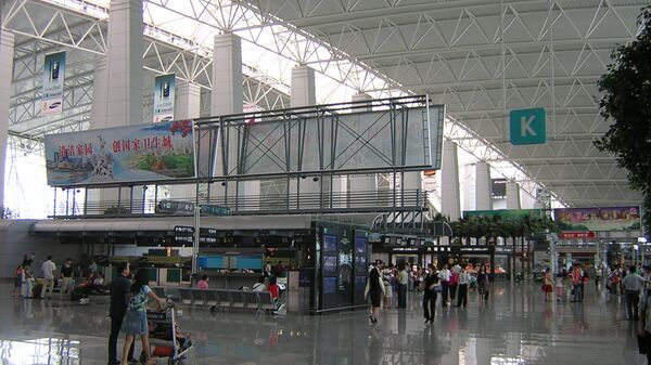 Международный аэропорт в Китае. Архивное фото