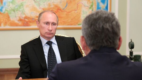 В.Путин встретился с С.Шойгу