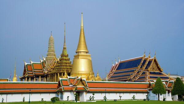 Королевский дворец в Бангкоке, Таиланд. Архивное фото