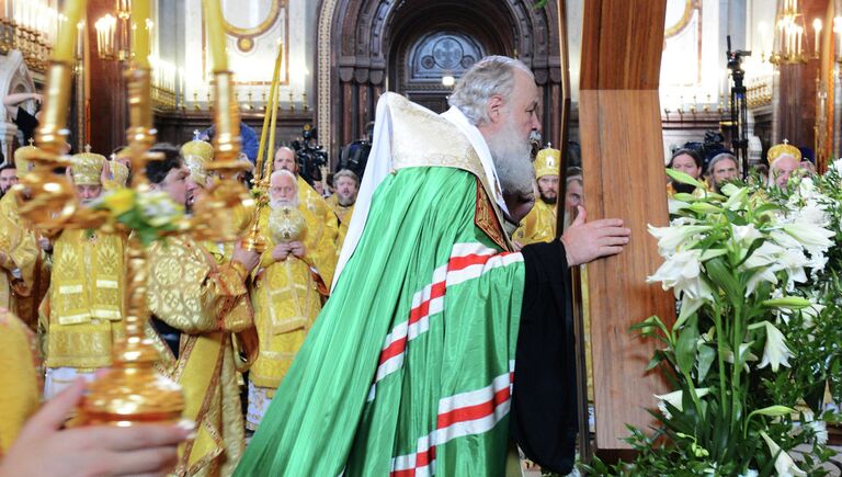 Патриаршее служение в честь 1025-летия Крещения Руси