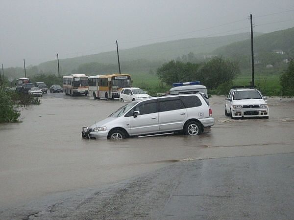 Наводнение в поселке Пластун