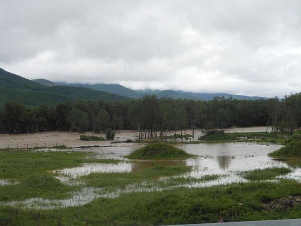 Наводнение в Тернейском районе в Приморье