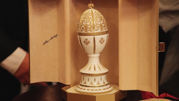Пасхальное яйцо Фаберже, подаренное законодательному собранию Петербурга
