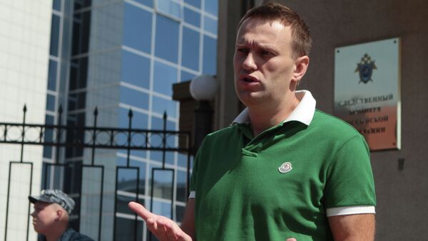 Оппозиционер и блогер Алексей Навальный