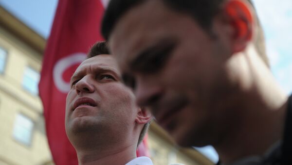 Алексей Навальный и Илья Яшин. Архивное фото