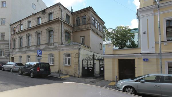 Особняк в Нижнем Кисловском переулке, исторический памятник, Москва. Архивное фото