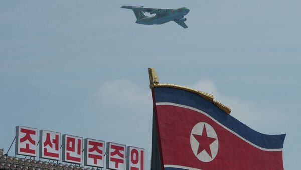 Военный парад в Пхеньяне, архивное фото