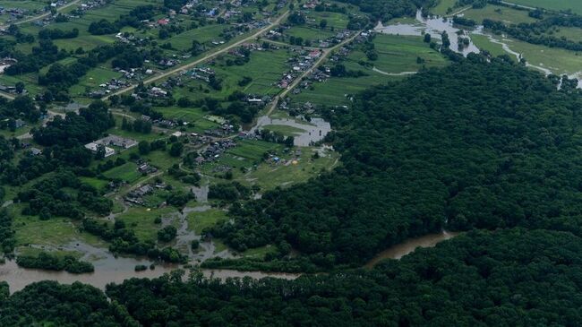 Подтопленное село Кокшаровка в Приморье. Архивное фото