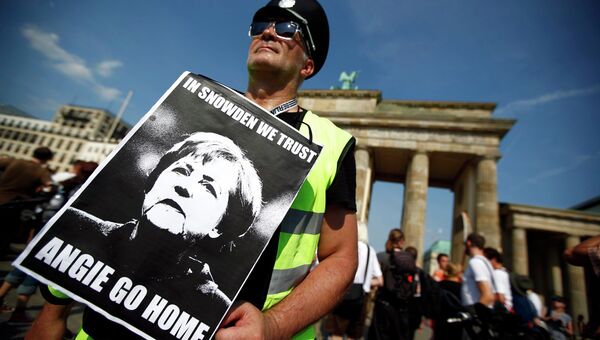 Жители Германии протестуют против шпионажа со стороны США. Архивное фото