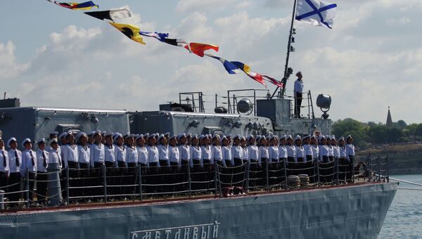 Парад к Дню ВМФ и Дню Флота Украины в Севастополе