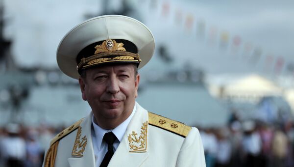 Заместитель главнокомандующего ВМФ России вице-адмирал Александр Федотенков. Архивное фото