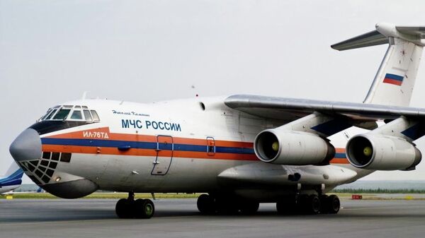 Борт ИЛ-76 МЧС России. Архив